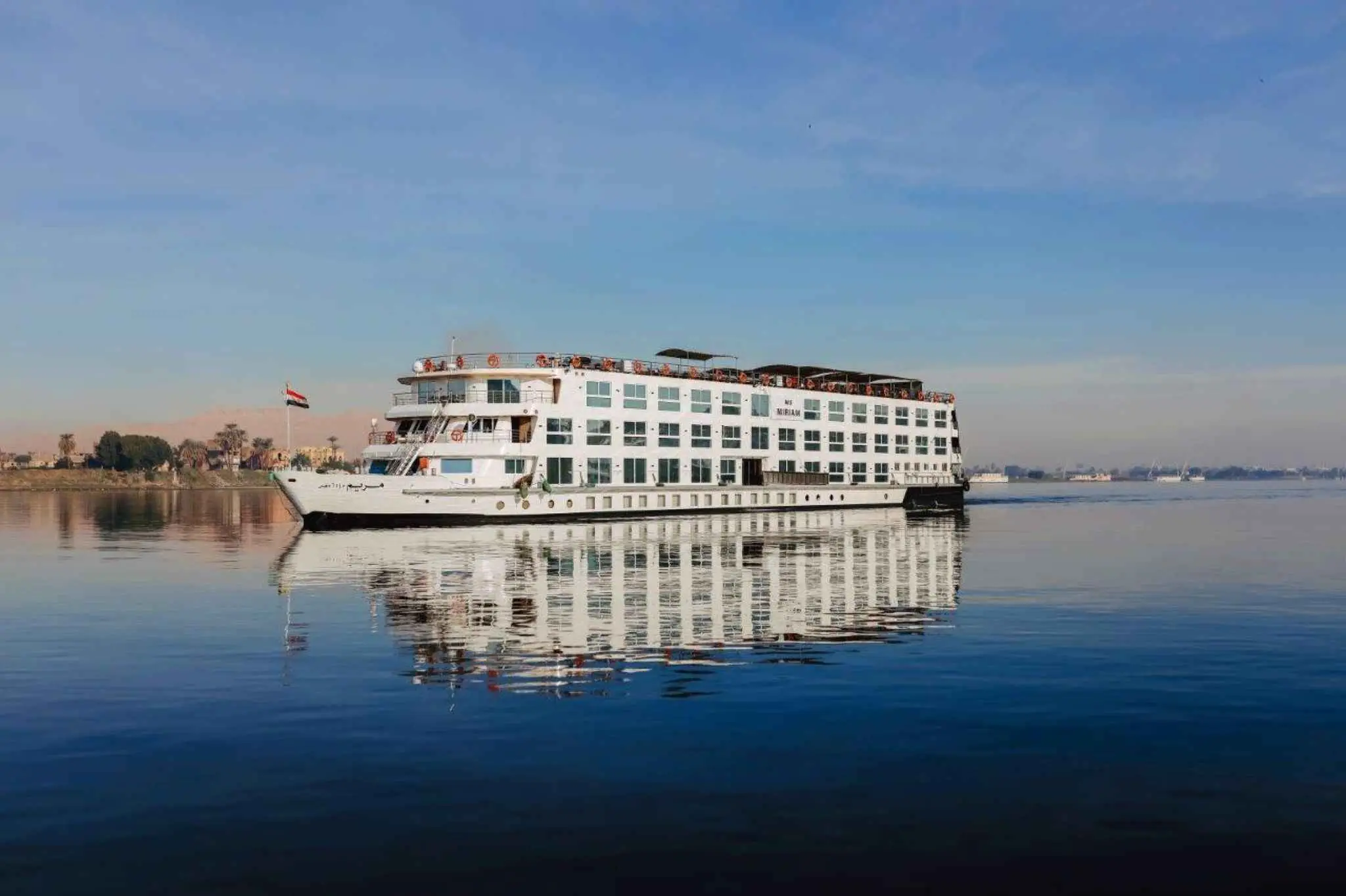 Exterior view of the MS Miriam Nile Cruise Nile cruise ship